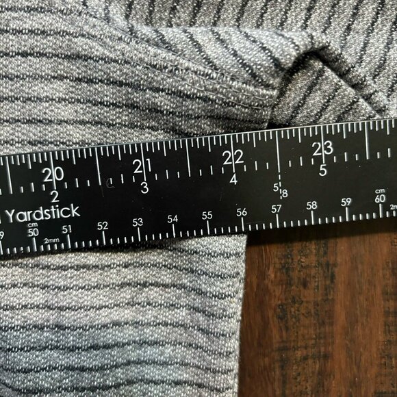 Jachs New York Sweatshirt Mens M Hoodie Blue Gray Striped Recycled Fleece - Picture 6 of 8